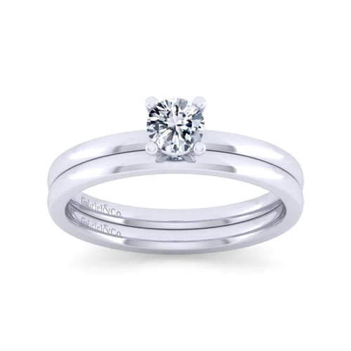14K White Gold Matching Wedding Band 14K White Gold Matching Wedding Band