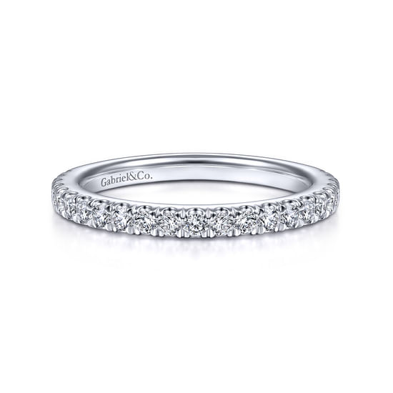 Gabriel - 14K White Gold Matching Wedding Band