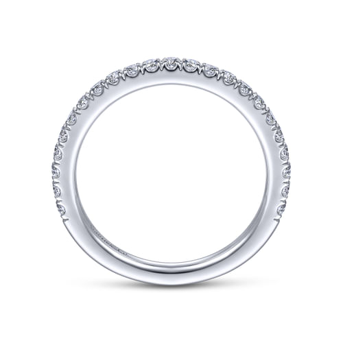 14K White Gold Matching Wedding Band