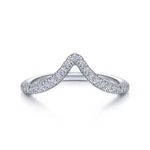 14K White Gold Matching Wedding Band
