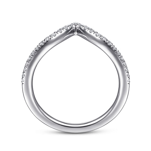 14K White Gold Matching Wedding Band