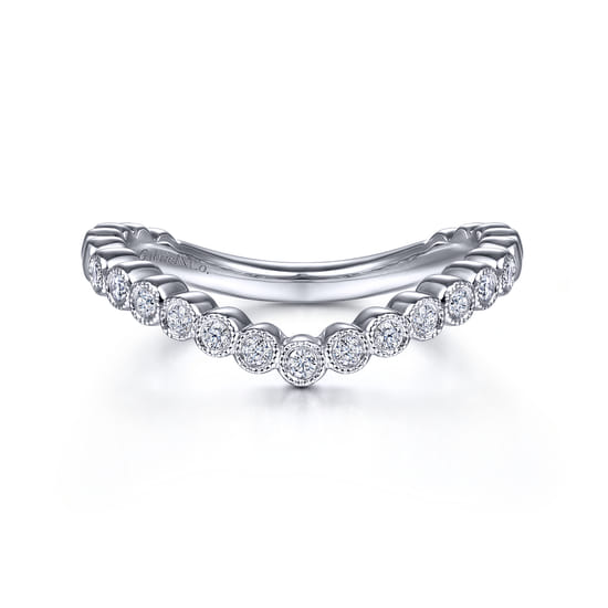 Gabriel - 14K White Gold Matching Wedding Band Gabriel - 14K White Gold Matching Wedding Band
