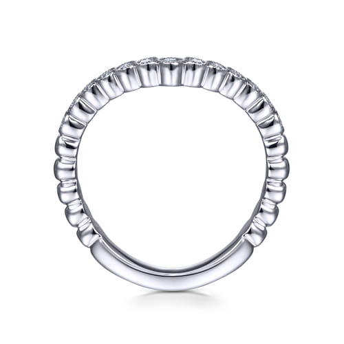 14K White Gold Matching Wedding Band