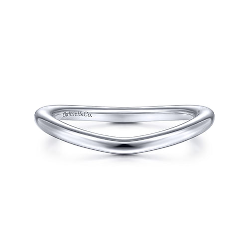 14K White Gold Matching Wedding Band