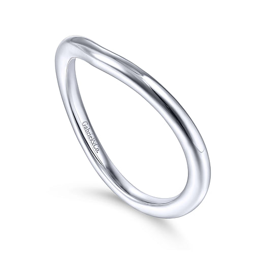 14K White Gold Matching Wedding Band