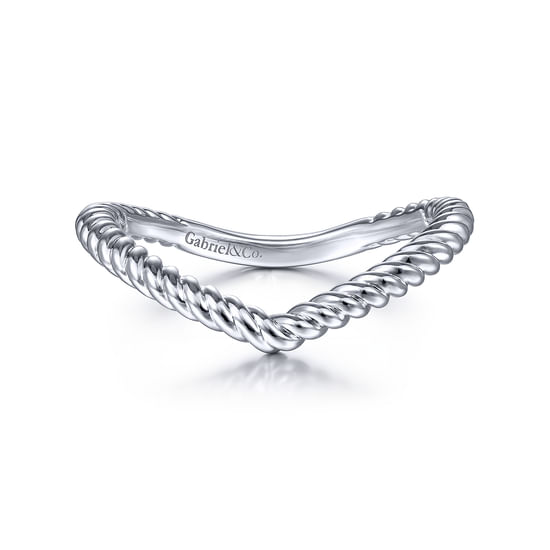 Gabriel - 14K White Gold Matching Wedding Band