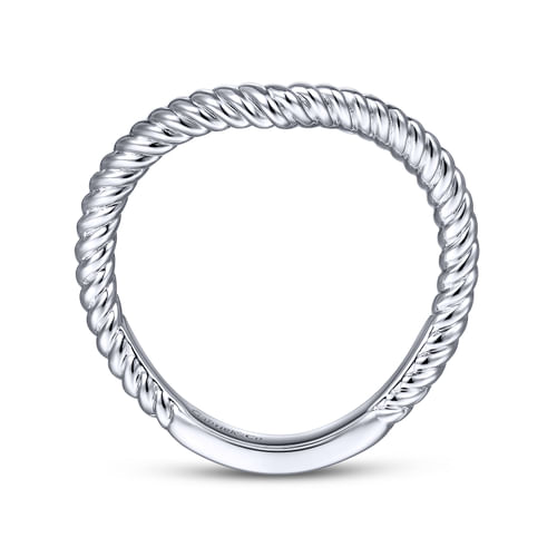 14K White Gold Matching Wedding Band