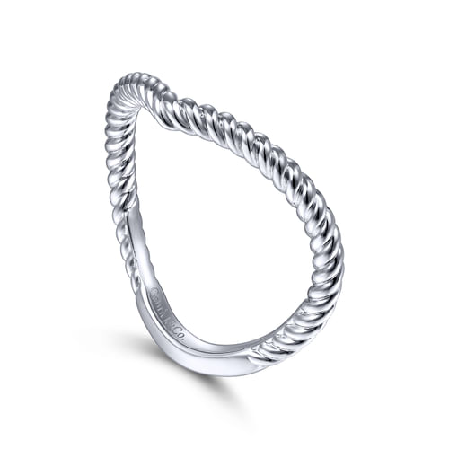 14K White Gold Matching Wedding Band