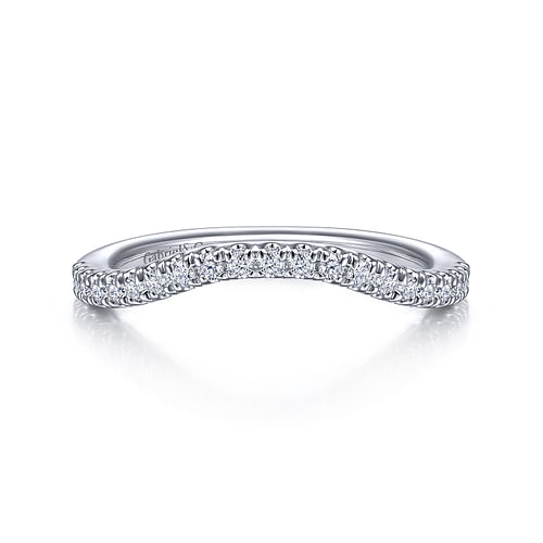 14K White Gold Matching Wedding Band