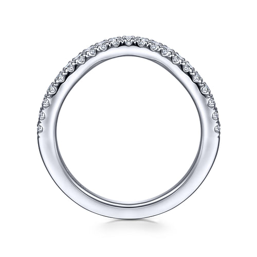 14K White Gold Matching Wedding Band