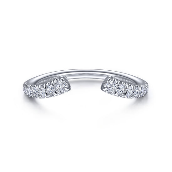 Gabriel - 14K White Gold Matching Wedding Band