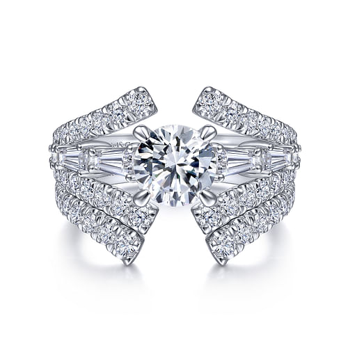 14K White Gold Matching Wedding Band