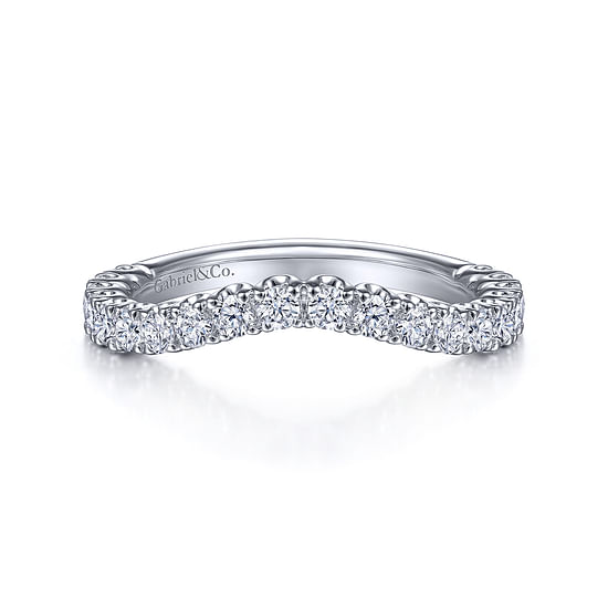 Gabriel - 14K White Gold Matching Wedding Band