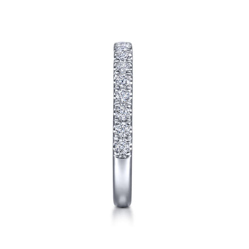 14K White Gold Matching Wedding Band