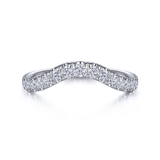 Gabriel - 14K White Gold Matching Wedding Band Gabriel - 14K White Gold Matching Wedding Band