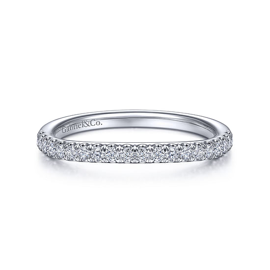 Gabriel - 14K White Gold Matching Wedding Band