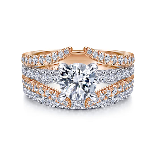 14K White Gold Matching Wedding Band angle 4