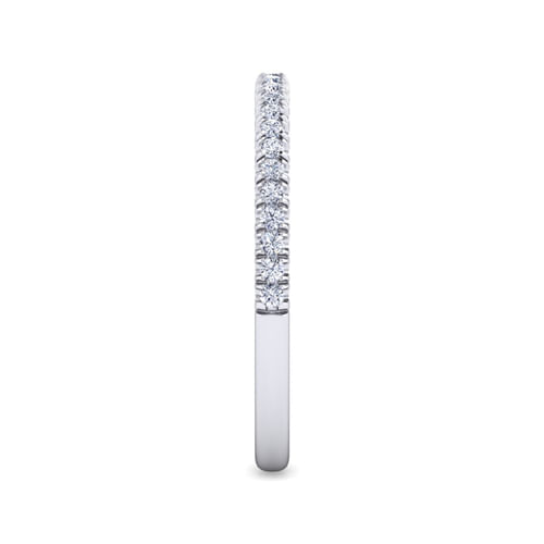 14K White Gold Matching Wedding Band