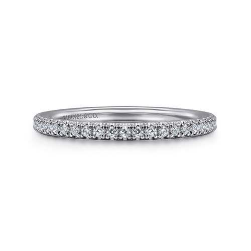 14K White Gold Matching Wedding Band