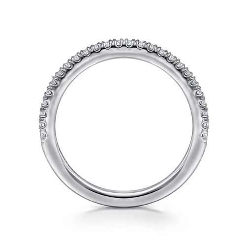 14K White Gold Matching Wedding Band