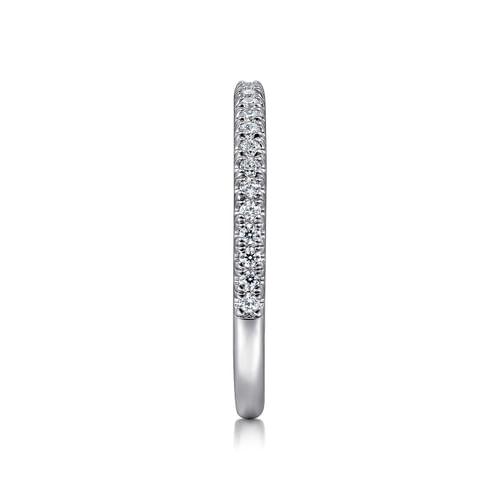 14K White Gold Matching Wedding Band