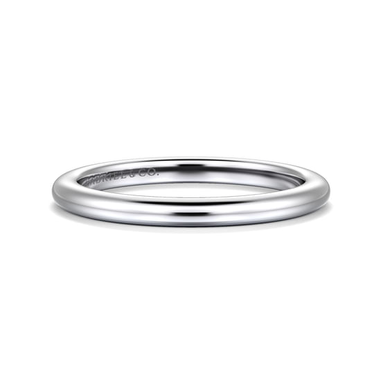 Gabriel - 14K White Gold Matching Wedding Band
