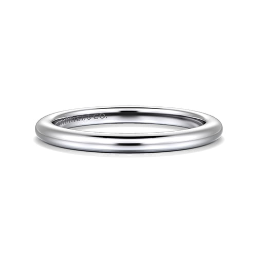 14K White Gold Matching Wedding Band