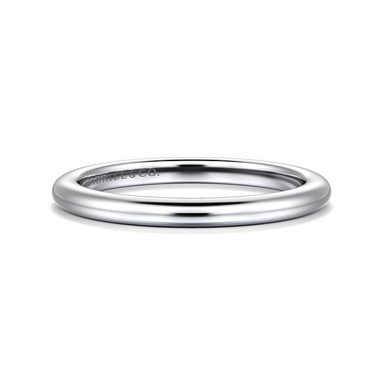 Gabriel - 14K White Gold Matching Wedding Band