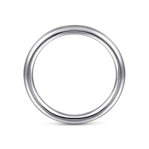 14K White Gold Matching Wedding Band