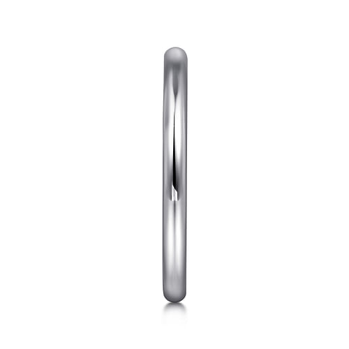 14K White Gold Matching Wedding Band