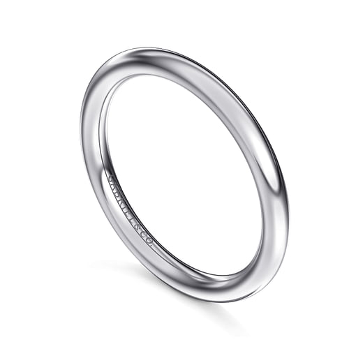 14K White Gold Matching Wedding Band