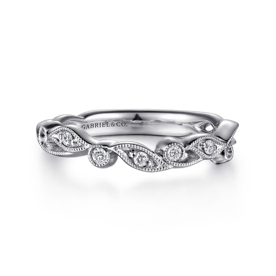 Gabriel - 14K White Gold Matching Wedding Band