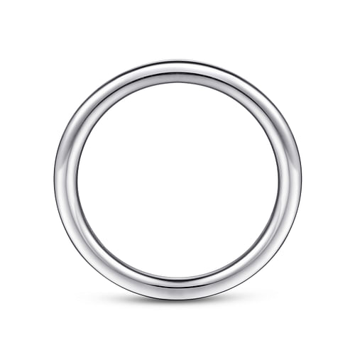 14K White Gold Matching Wedding Band
