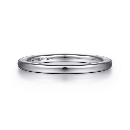 Gabriel - 14K White Gold Matching Wedding Band