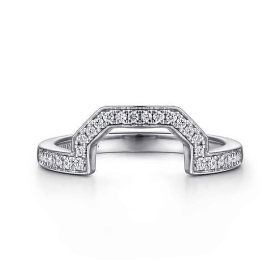 Gabriel - 14K White Gold Matching Wedding Band