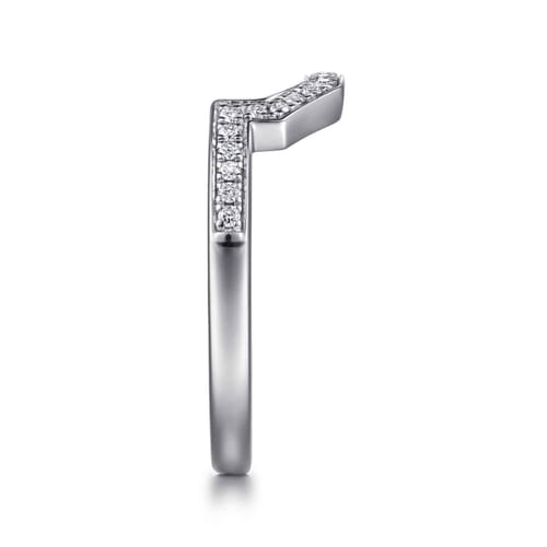 14K White Gold Matching Wedding Band