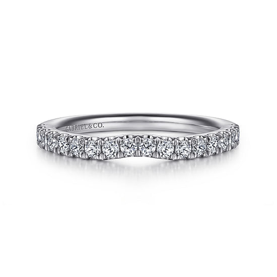 Gabriel - 14K White Gold Matching Wedding Band