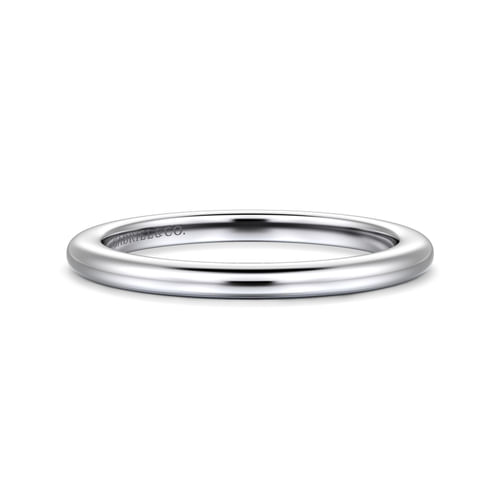 14K White Gold Matching Wedding Band