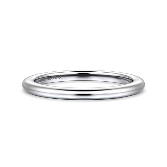 Gabriel - 14K White Gold Matching Wedding Band