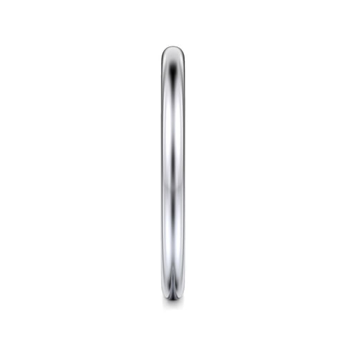 14K White Gold Matching Wedding Band