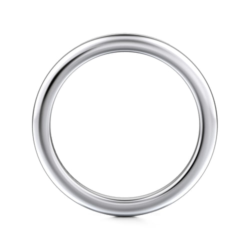 14K White Gold Matching Wedding Band