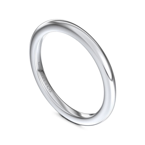 14K White Gold Matching Wedding Band