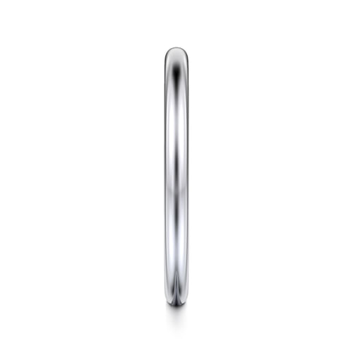 14K White Gold Matching Wedding Band
