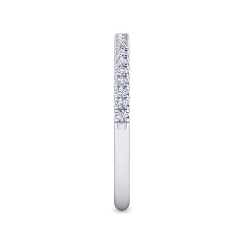 14K White Gold Matching Wedding Band