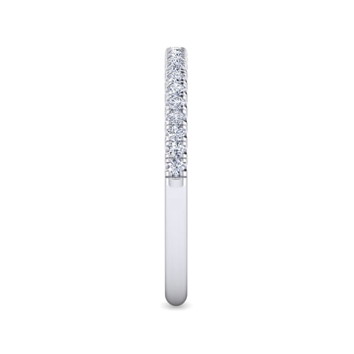 14K White Gold Matching Wedding Band