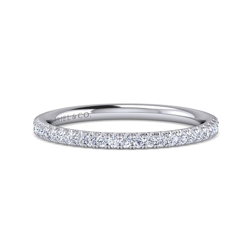 14K White Gold Matching Wedding Band