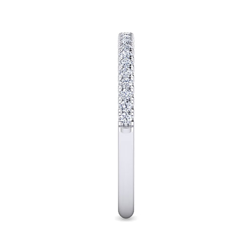 14K White Gold Matching Wedding Band