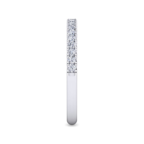 14K White Gold Matching Wedding Band