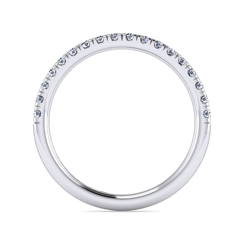 14K White Gold Matching Wedding Band