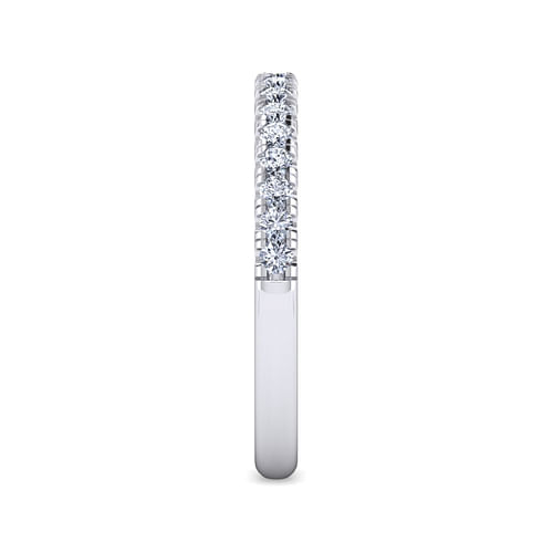 14K White Gold Matching Wedding Band